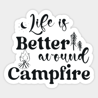 Campfire Sticker